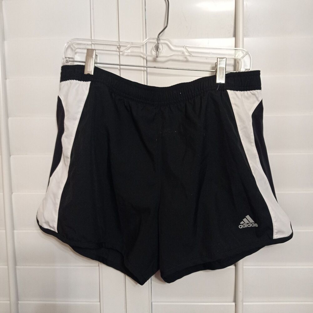 ADIDAS Women's Running Black Shorts- Size M-3